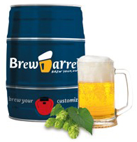Ölbryggningskit, 5 liter - Brewbarrel (Lager)